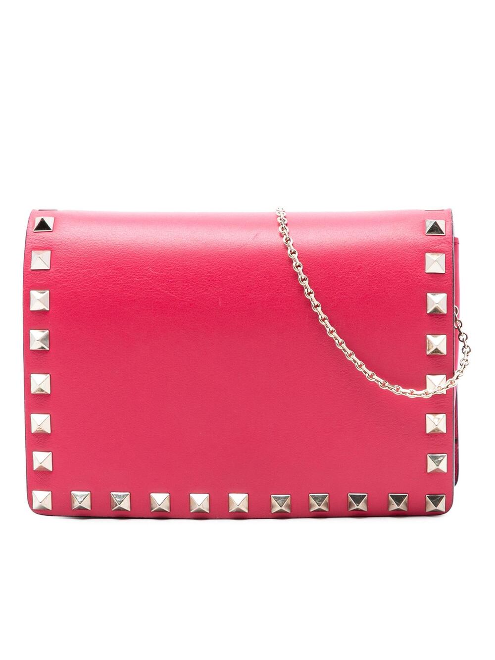Valentino Leather Rockstud Chain Pouch #344491V39B